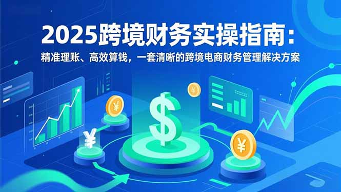 2025跨境财务实操指南：精准理账、高效算钱，一套清晰的跨境电商财务管理解决方案-追逐云网创