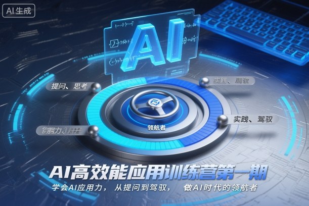 AI高效能应用训练营第一期，学会AI应用力，从提问到驾驭，做AI时代的领航者(更新)-追逐云网创