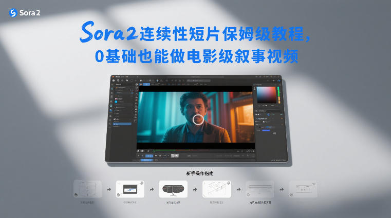 Sora2连续性短片保姆级教程，0基础也能做电影级叙事视频-追逐云网创