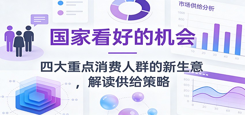公众号付费文章：国家看好的机会，四大重点消费人群的新生意，解读供给策略-追逐云网创