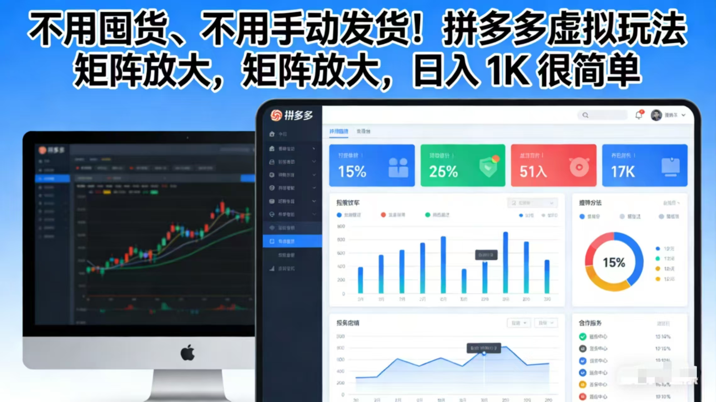 不用囤货、不用手动发货！拼多多虚拟玩法，矩阵放大，日入 1K 很简单-追逐云网创