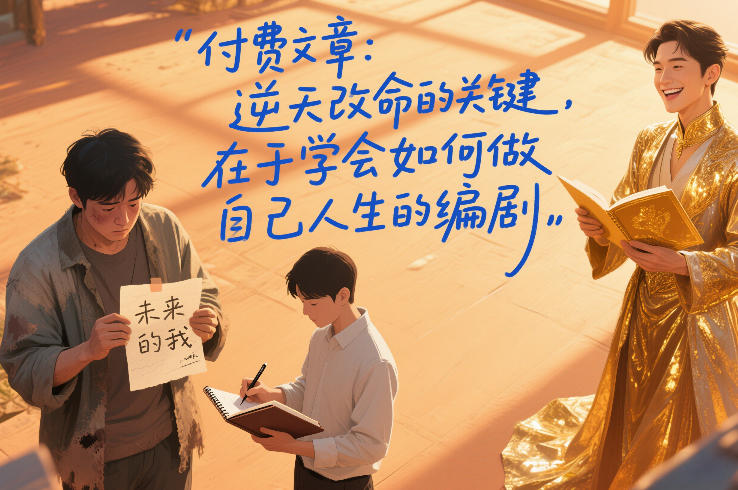 付费文章：逆天改命的关键，在于学会如何做自己人生的编剧-追逐云网创