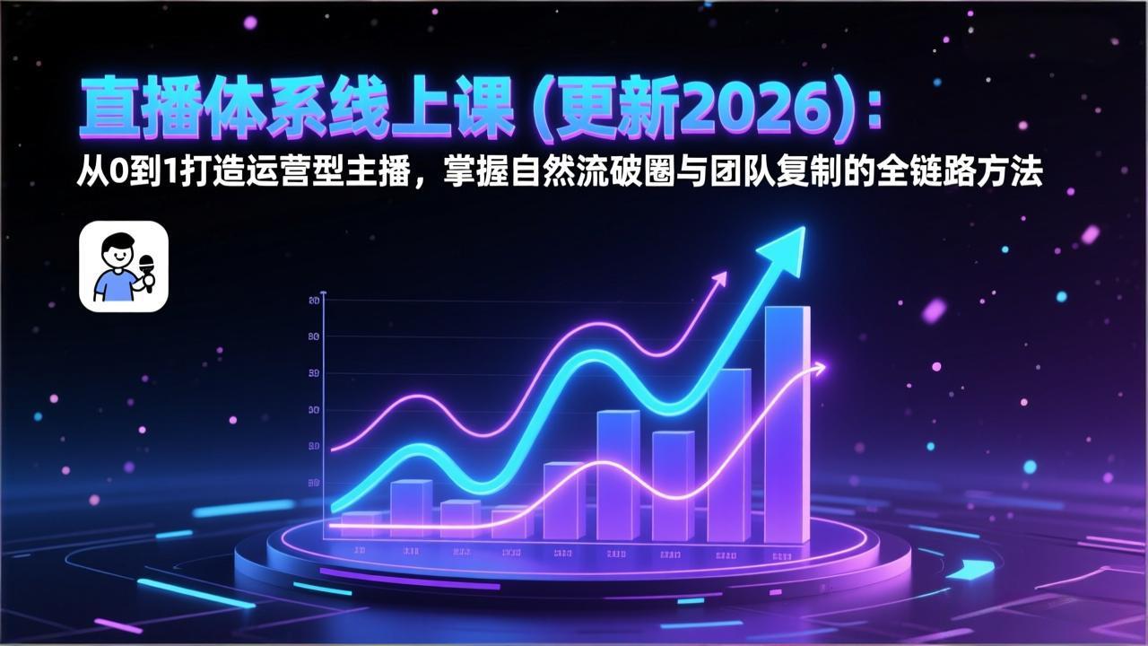 直播体系线上课(更新2026-追逐云网创