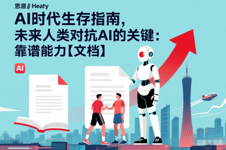 AI时代生存指南，未来人类对抗AI的关键：靠谱能力【文档】-追逐云网创