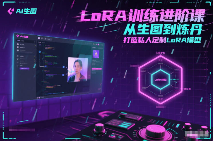 LoRA训练进阶课，从生图到炼丹，打造私人定制LoRA模型-追逐云网创