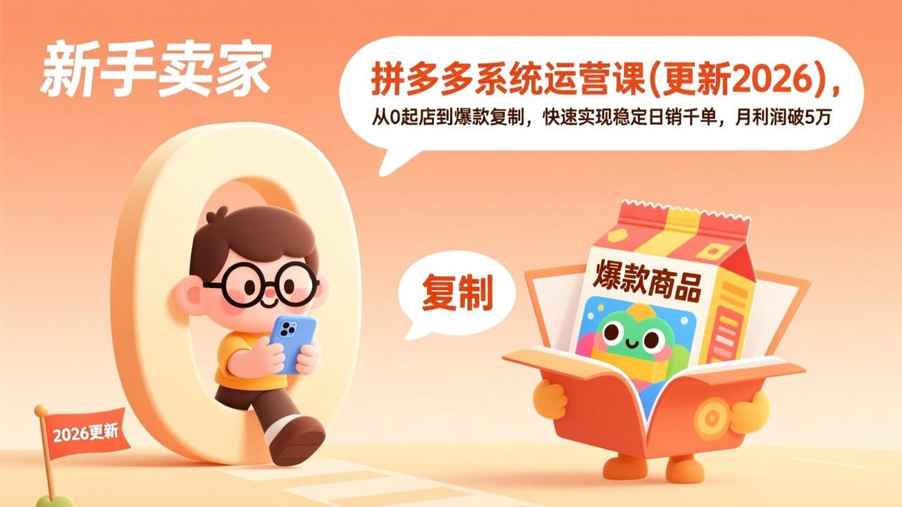 拼多多系统运营课(更新4月-追逐云网创