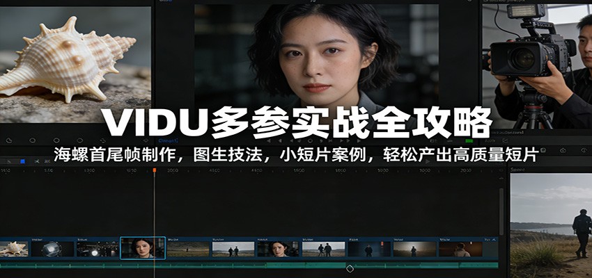 VIDU多参实战全攻略：海螺首尾帧制作，图生技法，小短片案例，轻松产出高质量短片-追逐云网创
