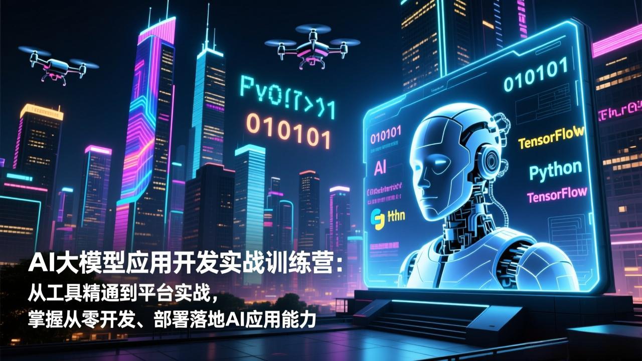 AI大模型应用开发实战训练营:从工具精通到平台实战,掌握从零开发、部署落地AI应用能力-追逐云网创