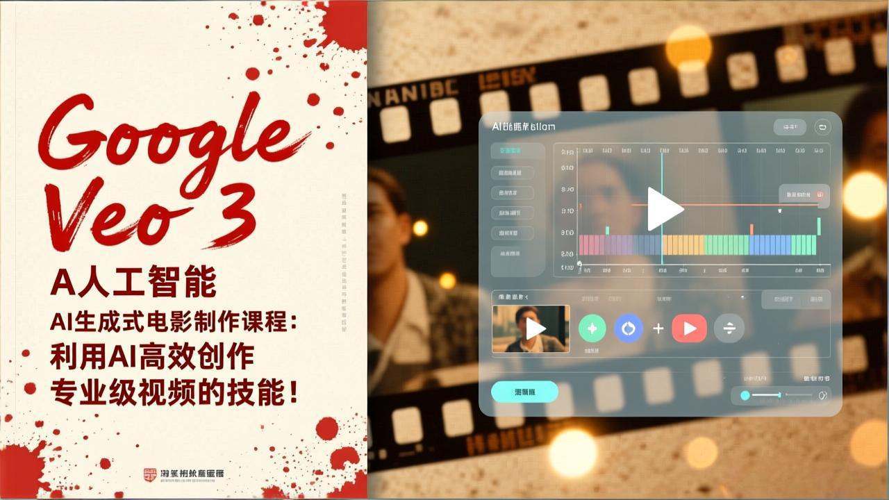 Google Veo 3人工智能AI生成式电影制作课程：利用AI高效创作专业级视频的技能！-追逐云网创