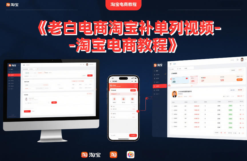 老白电商淘宝补单系列视频-淘宝电商教程-追逐云网创