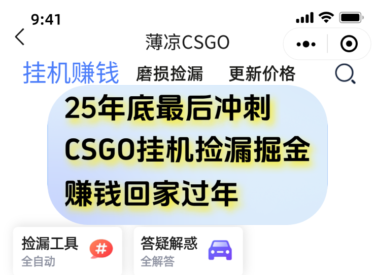 用CSGO游戏挂机捡漏掘金赚钱掘金，一部手机轻松日入500+-追逐云网创