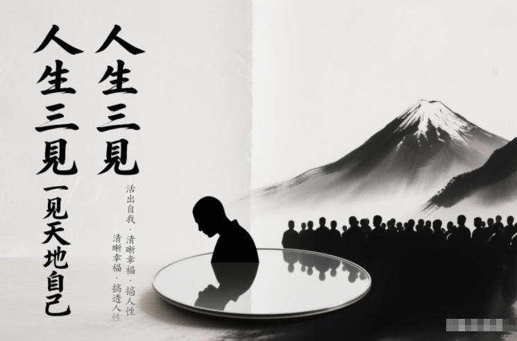 人生三见一见天地见众生见自己，活出自我拥有清晰幸福人生，搞透人性-追逐云网创