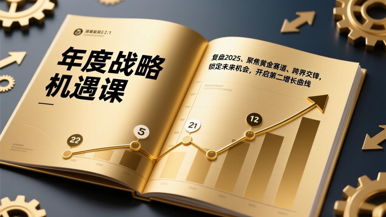年度战略机遇课，复盘2025、聚焦黄金赛道、跨界交锋，锁定未来机会，开启第二增长曲线-追逐云网创