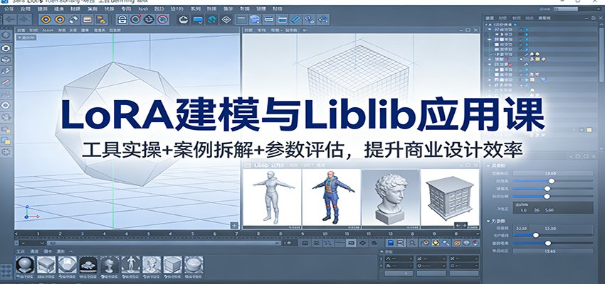 LoRA建模与Liblib应用课：工具实操+案例拆解+参数评估，提升商业设计效率-追逐云网创