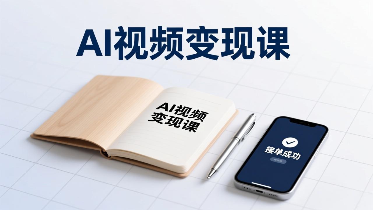 AI视频变现课，学完即可创作短片、接商单，实现副业增收，单项目报价可达千元-追逐云网创